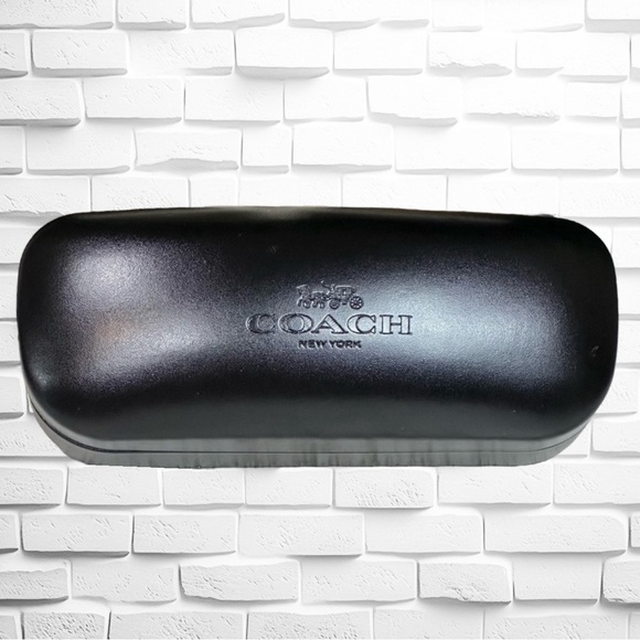 Coach Black Hardshell Eyeglasses/Sunglasses Case ONLY • Smooth Surface GUC - Picture 1 of 9
